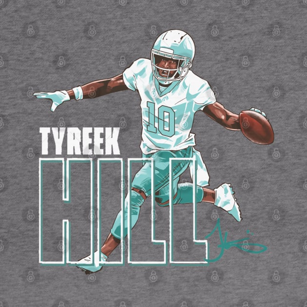 Tyreek Hill Miami Stance by ClarityMacaws